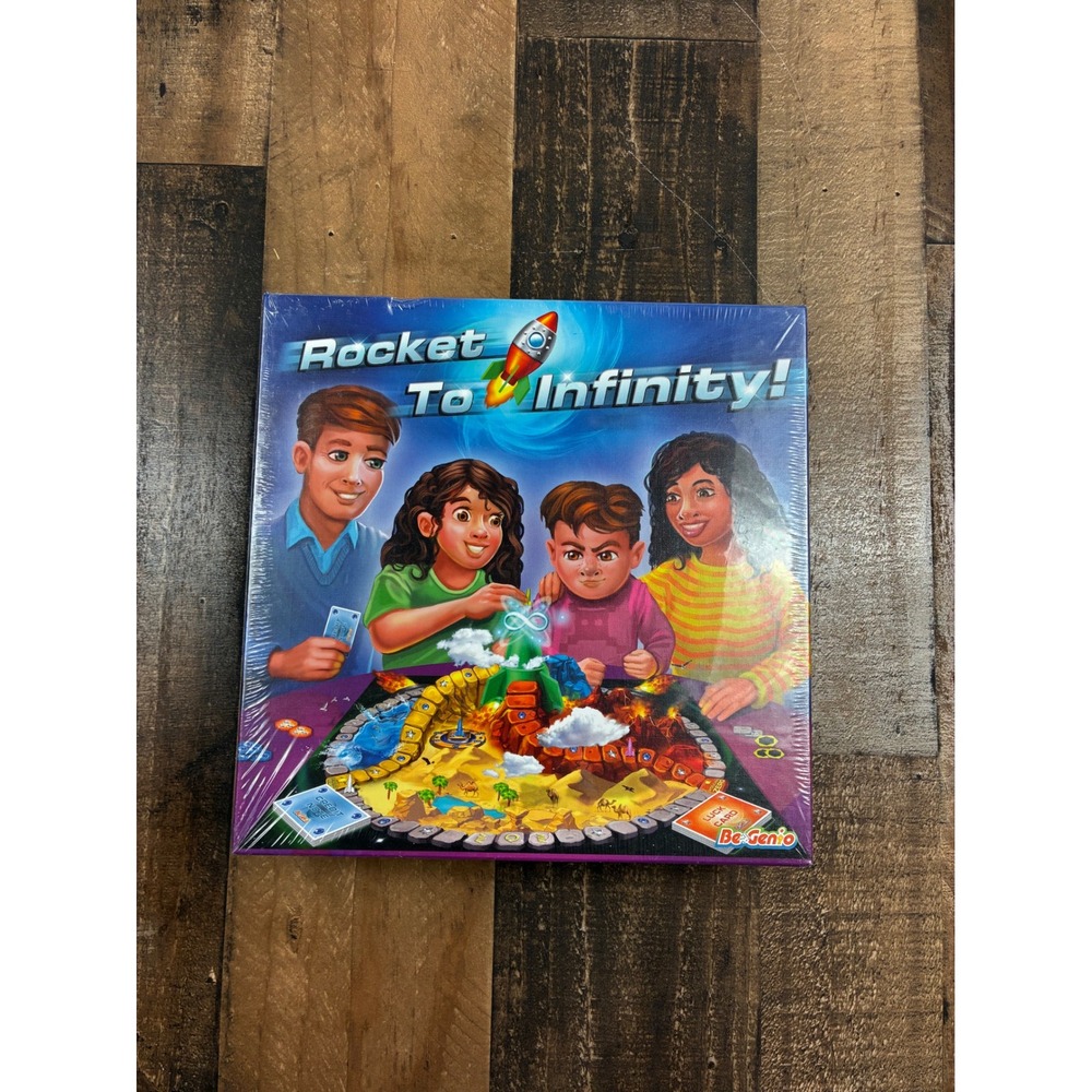 BeGenio Rocket To Infinity Space Race Board Game Math Educational New Sealed